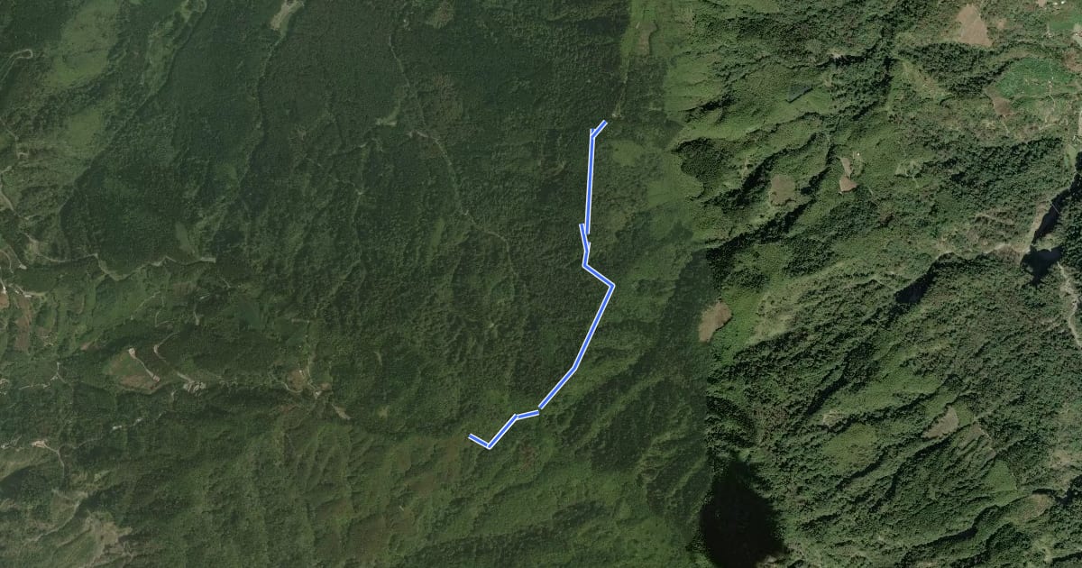 Маршрут 鳳凰山南嶺線 на спутниковом снимке