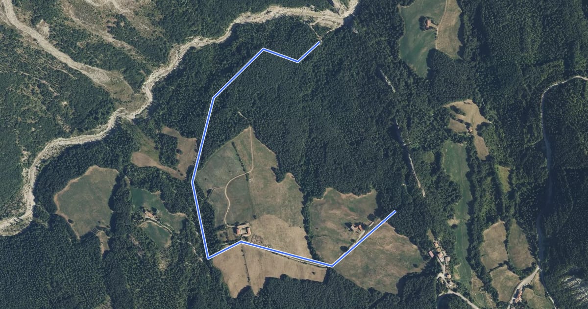 Маршрут 771A на спутниковом снимке