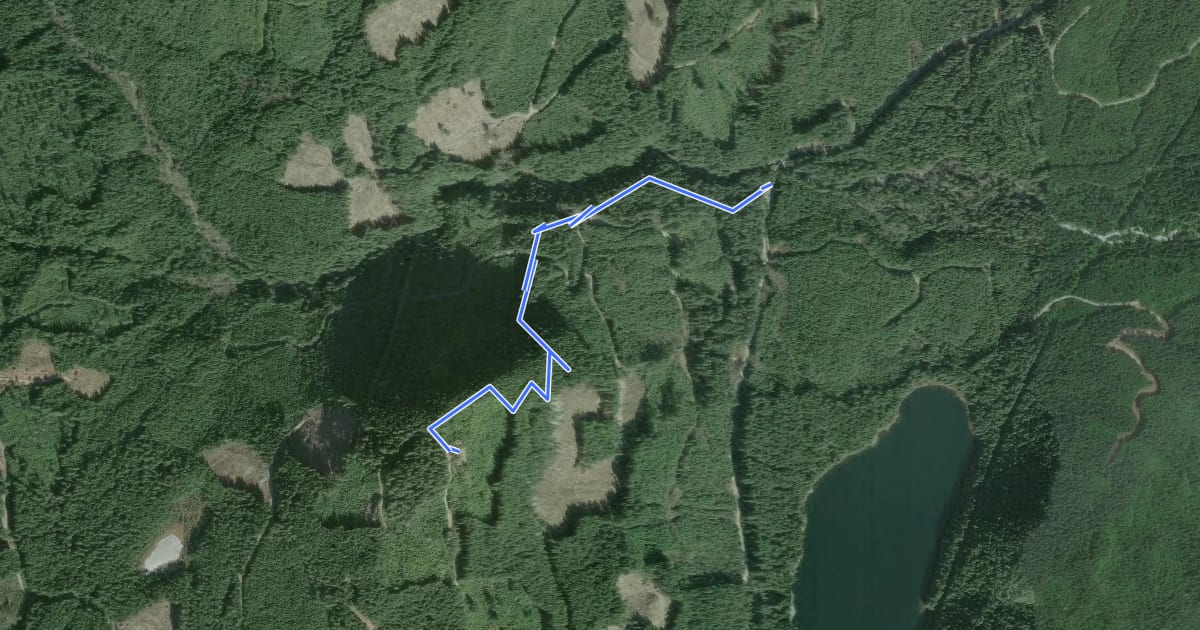 Маршрут 79 Grind Trail на спутниковом снимке