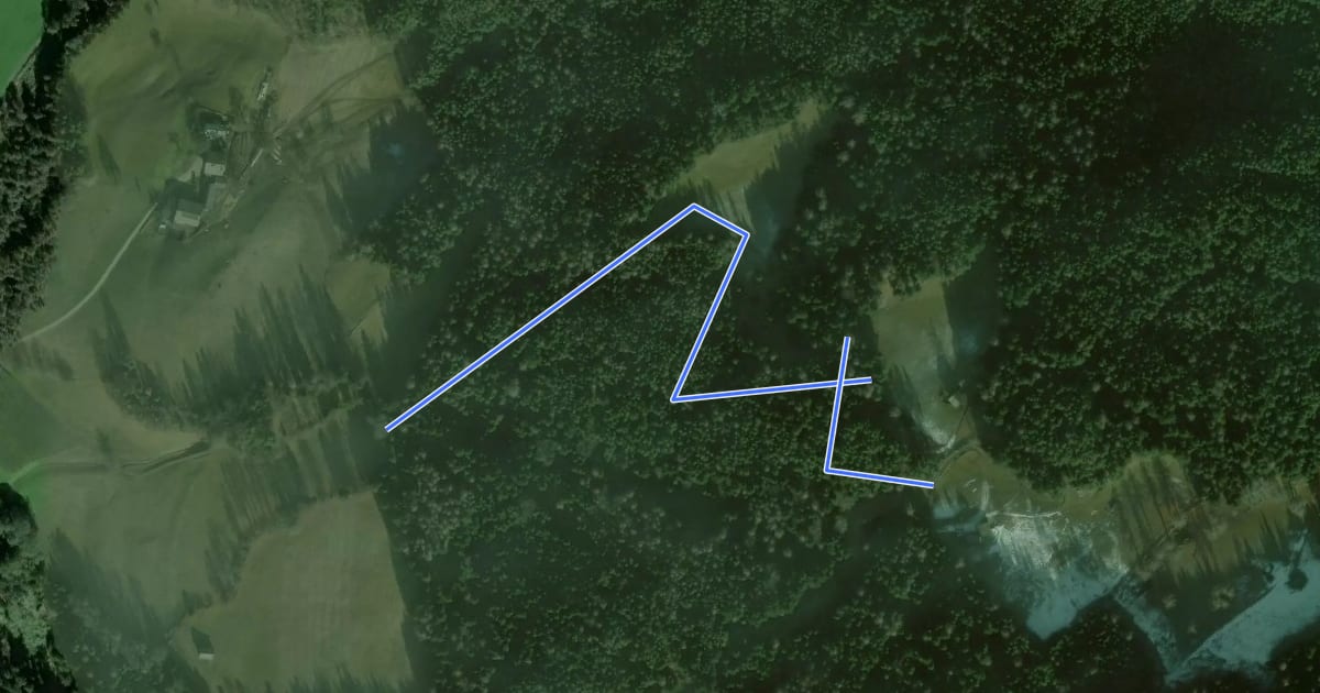 Маршрут 7B на спутниковом снимке