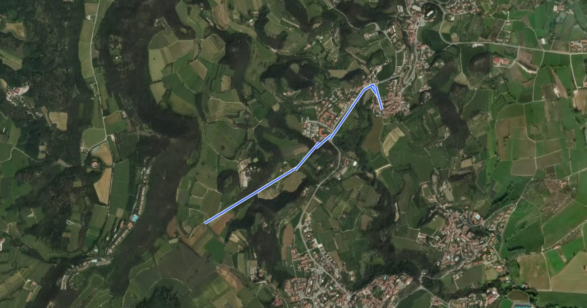 Маршрут 8 - Percorsi delle Colline Moreniche di Puegnago на спутниковом снимке