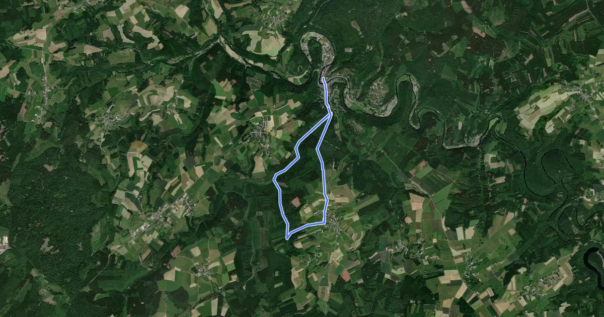 Маршрут 8. Vallée des Tombes на спутниковом снимке