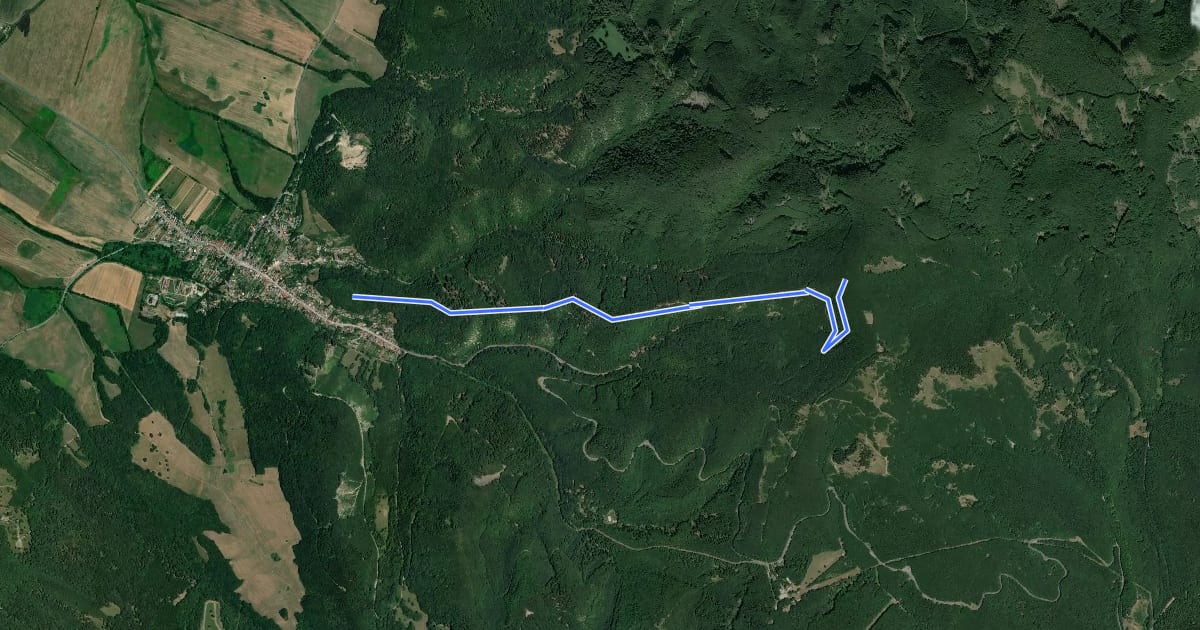 Маршрут 8172M на спутниковом снимке