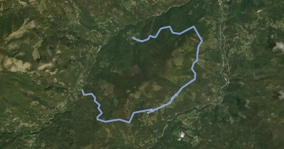 Маршрут 841A на спутниковом снимке