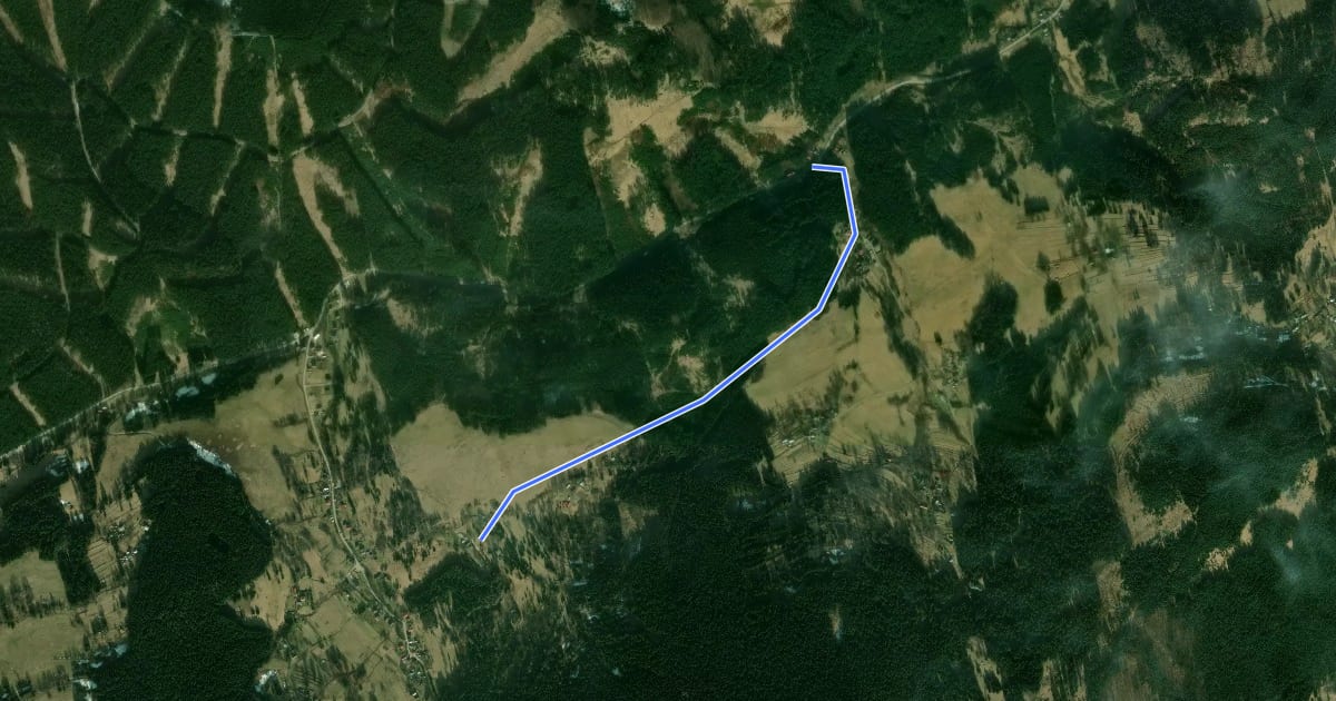 Маршрут 8559M на спутниковом снимке