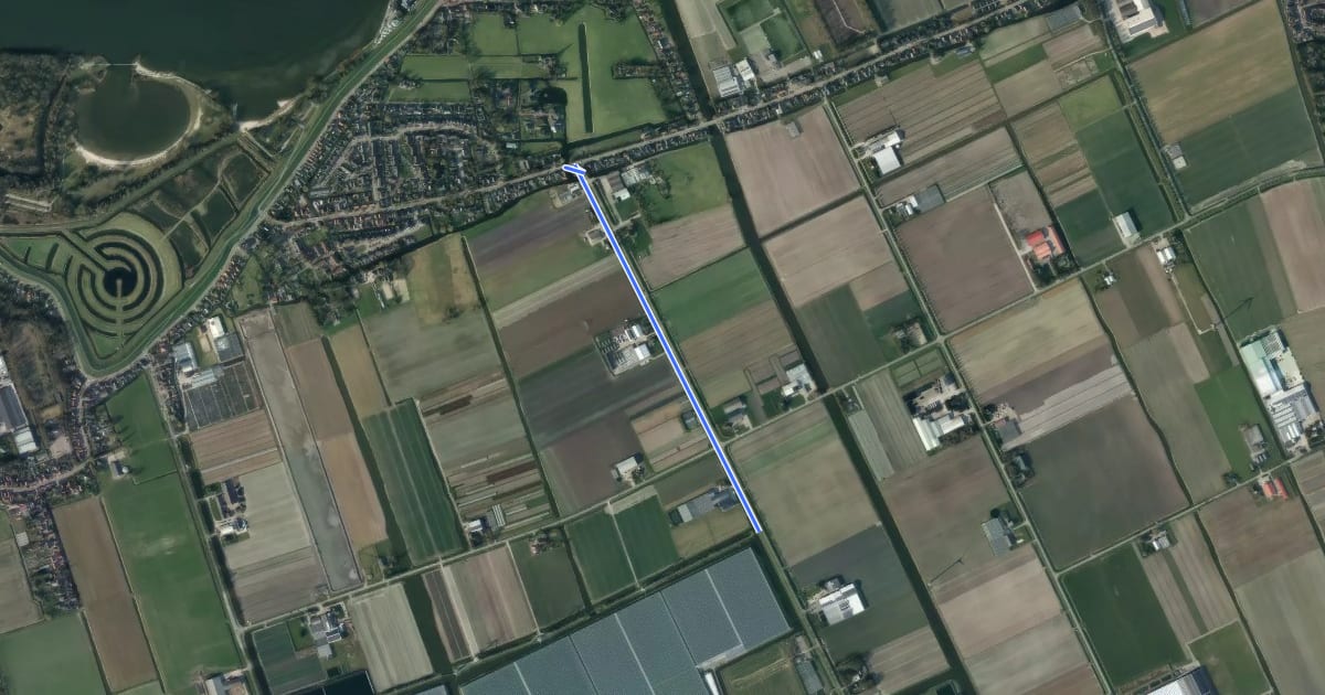 Маршрут 87-89 на спутниковом снимке