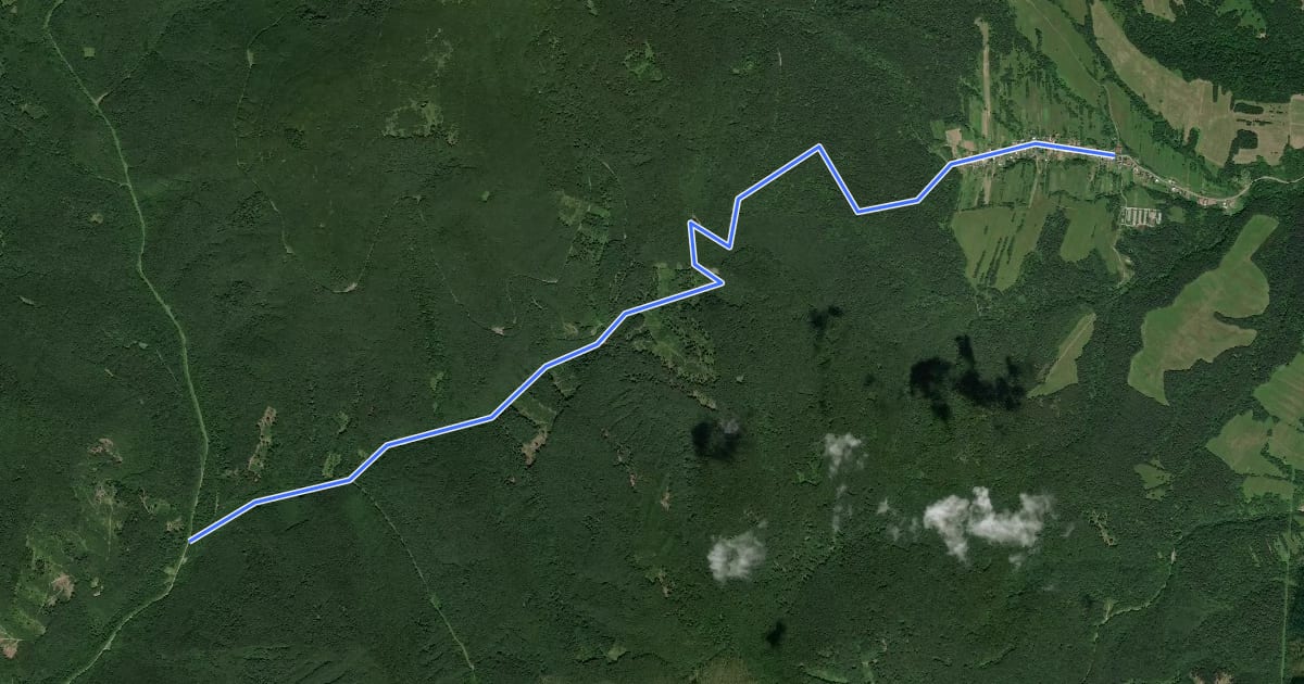 Маршрут 8715 на спутниковом снимке