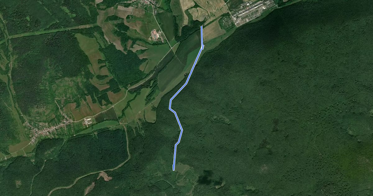 Маршрут 8715 на спутниковом снимке