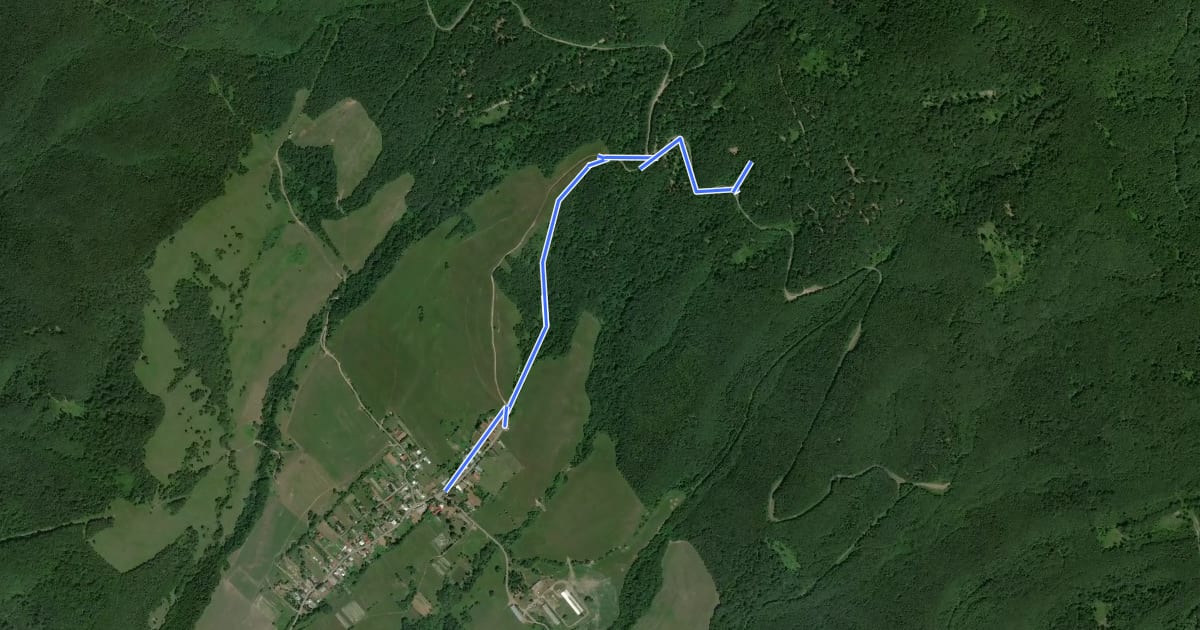 Маршрут 8813M на спутниковом снимке