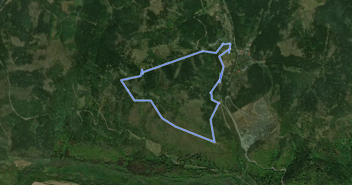 Маршрут 8850M на спутниковом снимке