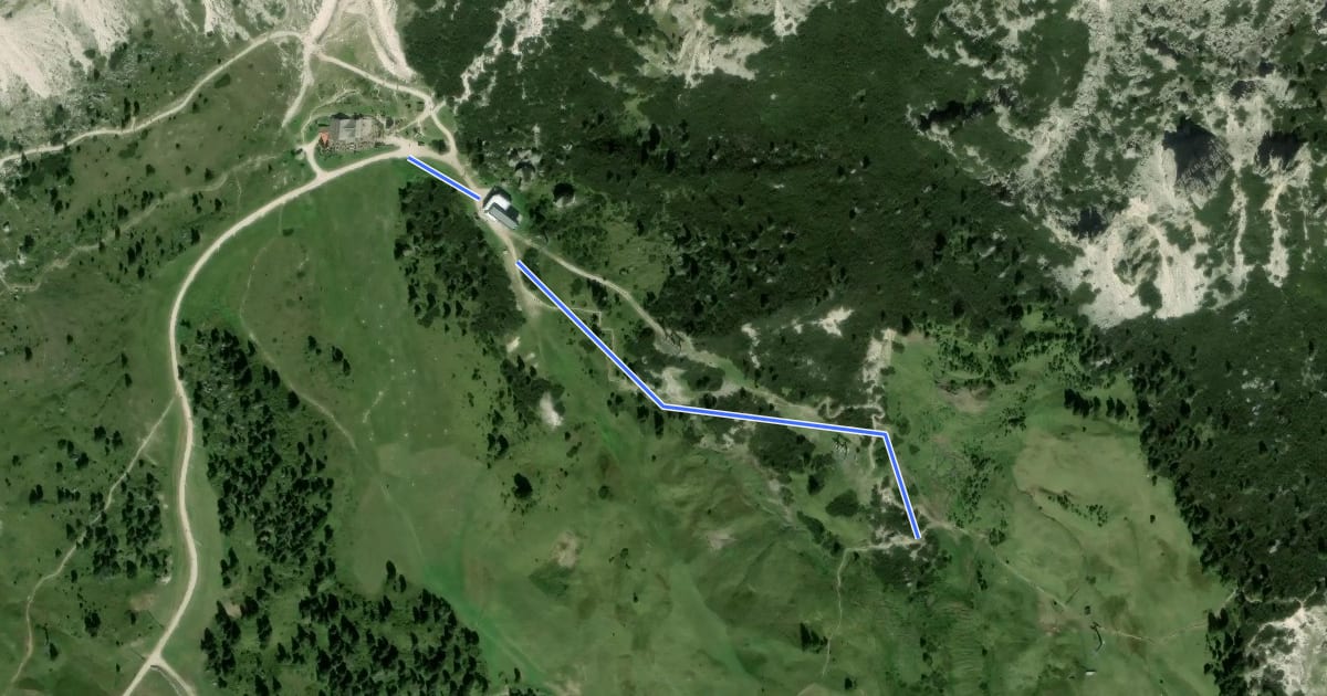 Маршрут 8A на спутниковом снимке