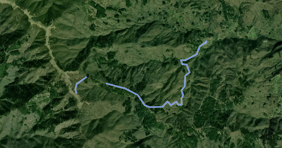 Маршрут 938 на спутниковом снимке