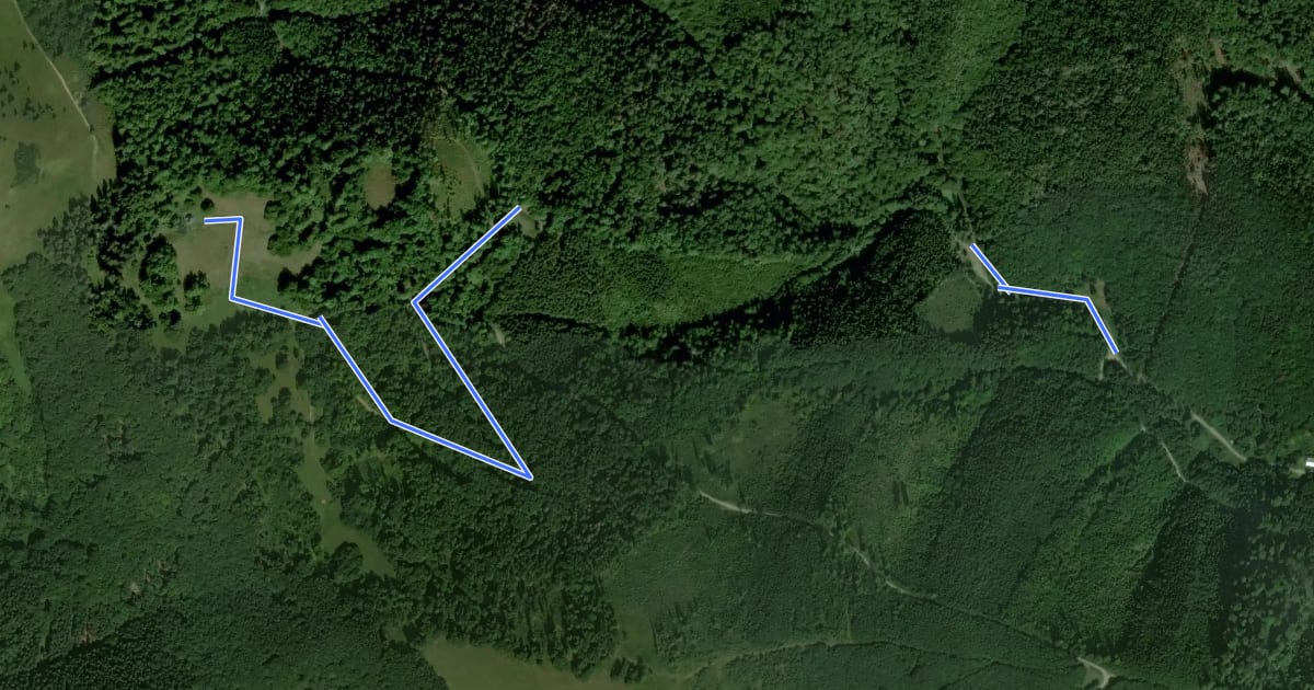 Маршрут 9423 на спутниковом снимке