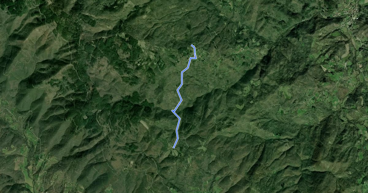 Маршрут 948 на спутниковом снимке