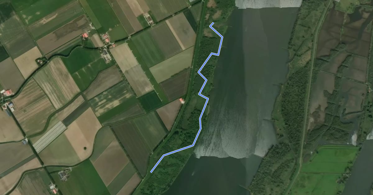 Маршрут 98-36 на спутниковом снимке