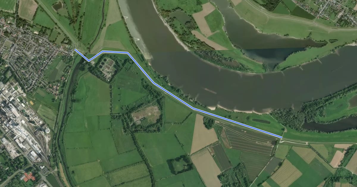 Маршрут 98-99 на спутниковом снимке