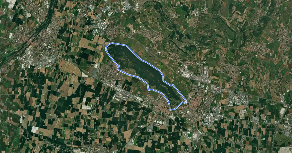 Маршрут 980 на спутниковом снимке