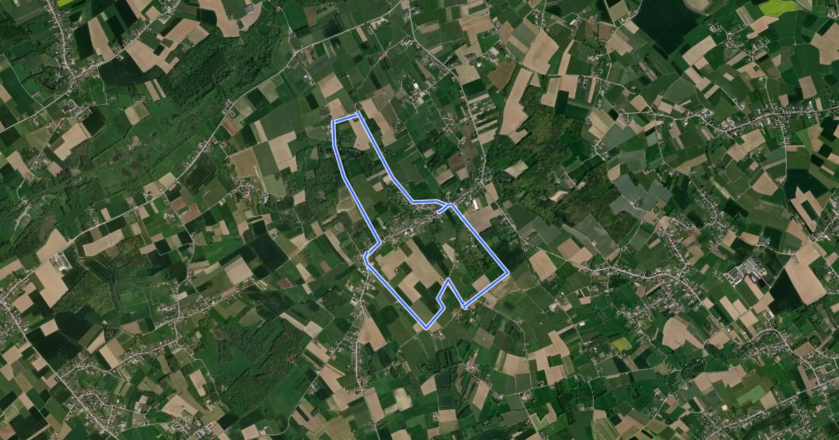 Маршрут A Speculowandeling на спутниковом снимке