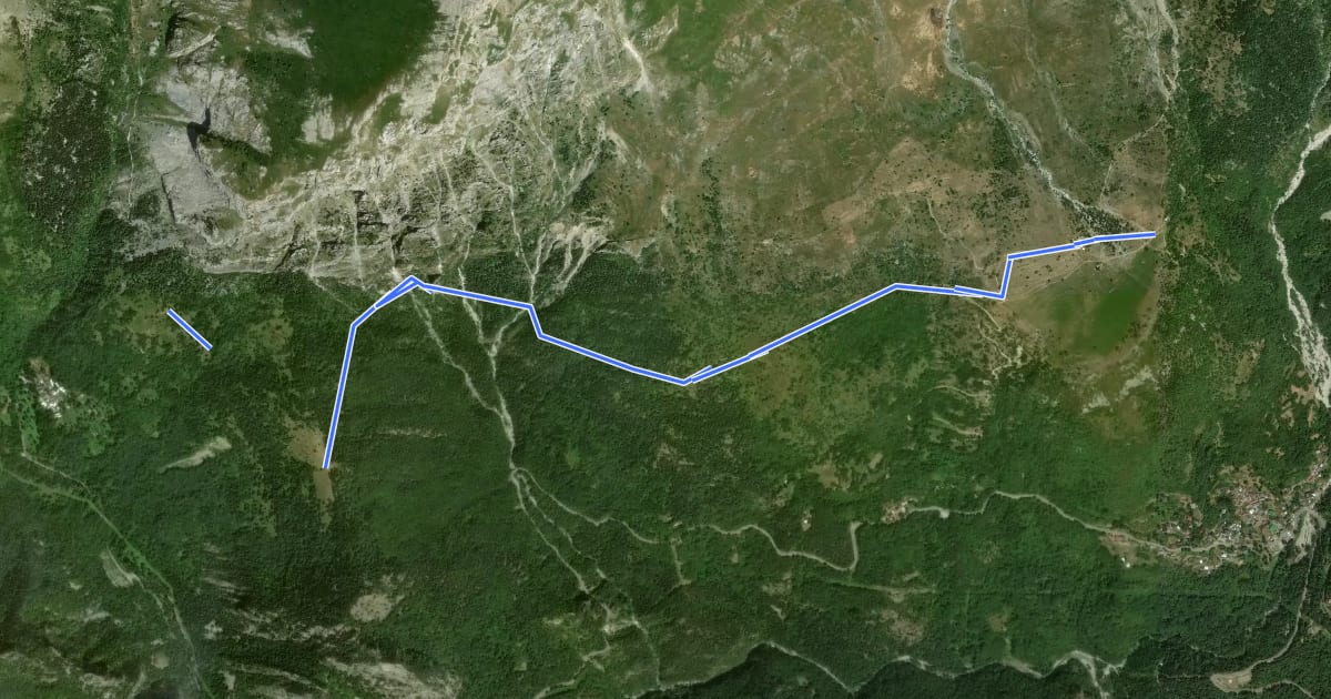 Маршрут A06 на спутниковом снимке