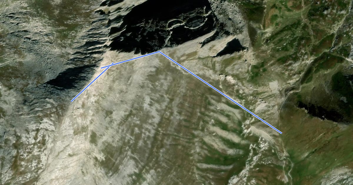 Маршрут A07B на спутниковом снимке