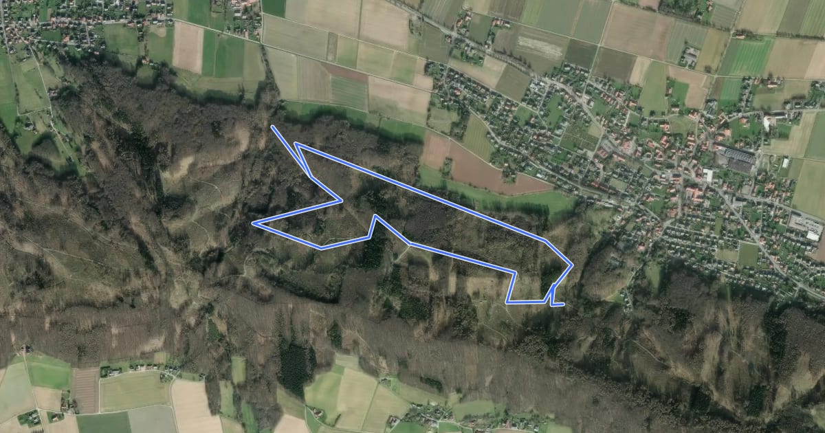 Маршрут A1 Eilhausen на спутниковом снимке