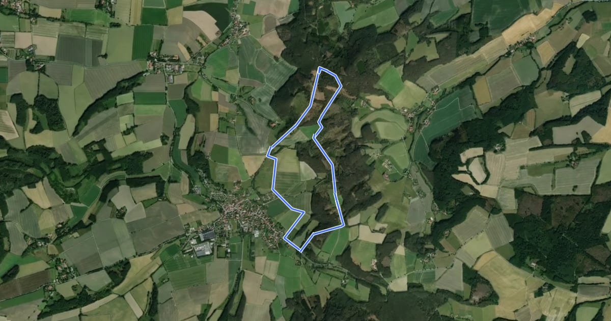 Маршрут A1 Lüdenhausen на спутниковом снимке