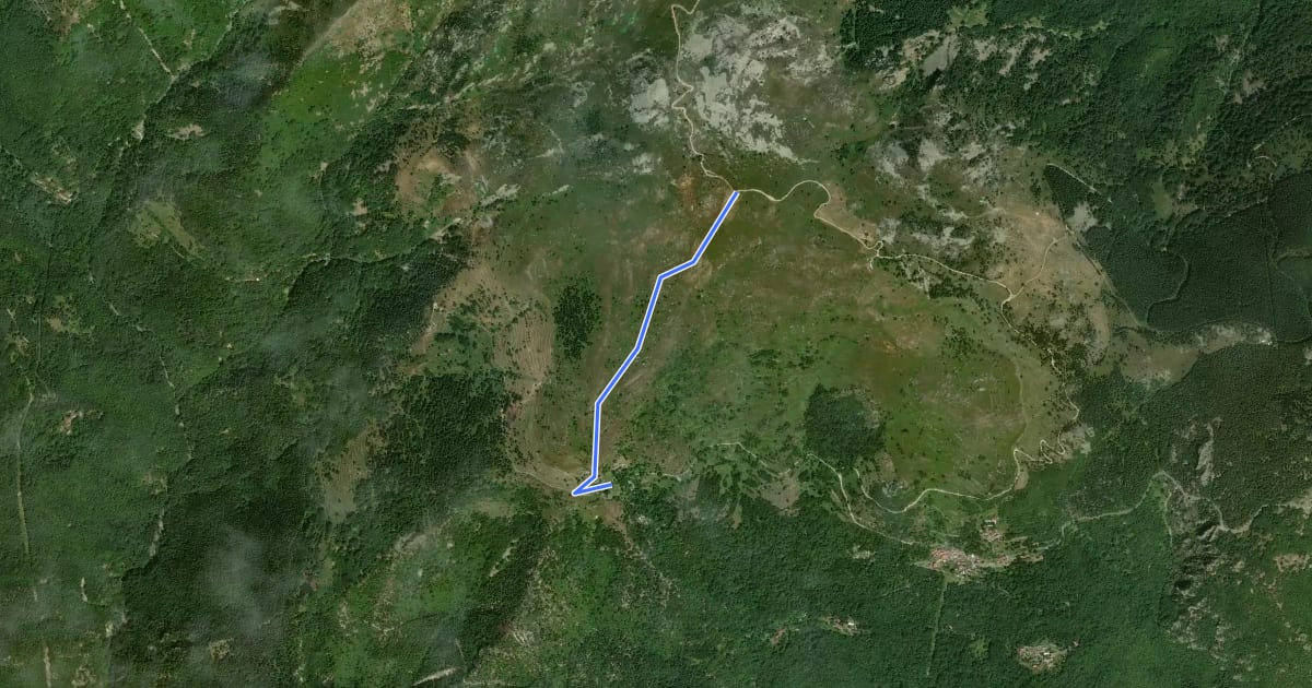 Маршрут A12 на спутниковом снимке