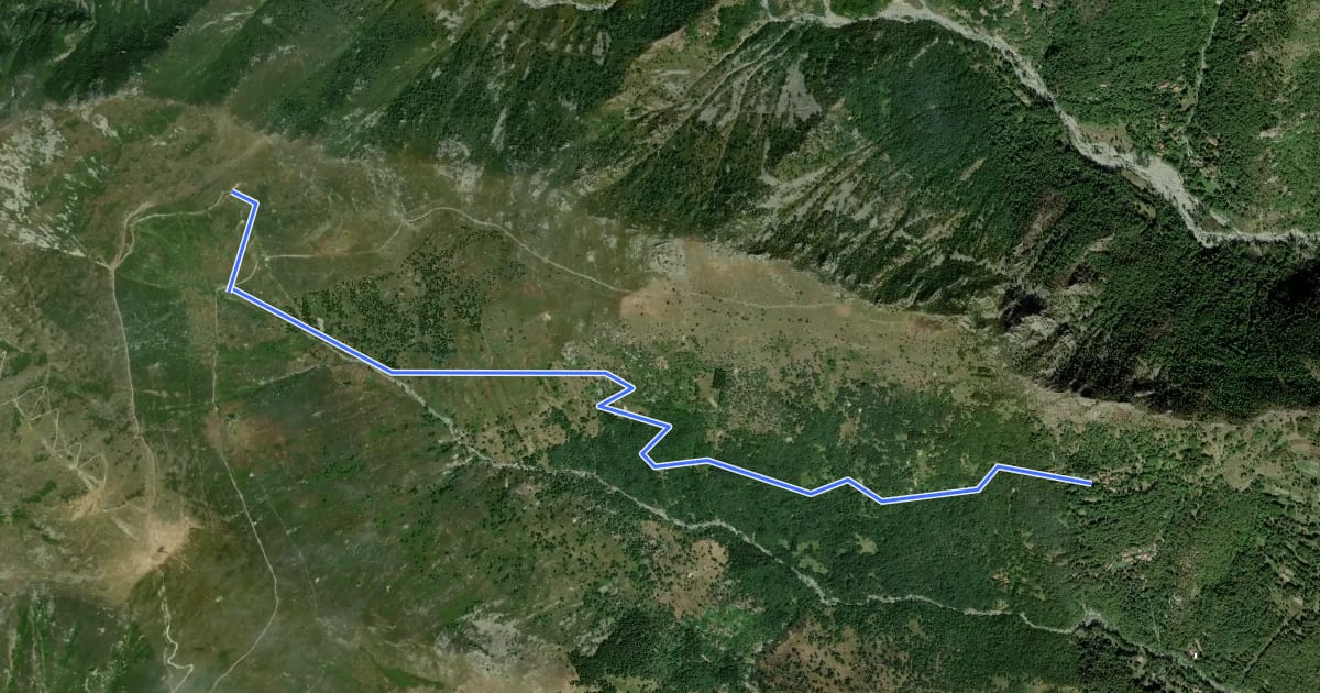 Маршрут A17A на спутниковом снимке