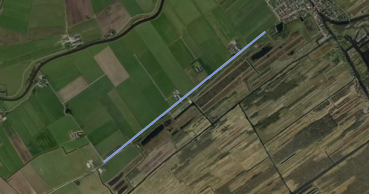 Маршрут A24-A26 на спутниковом снимке