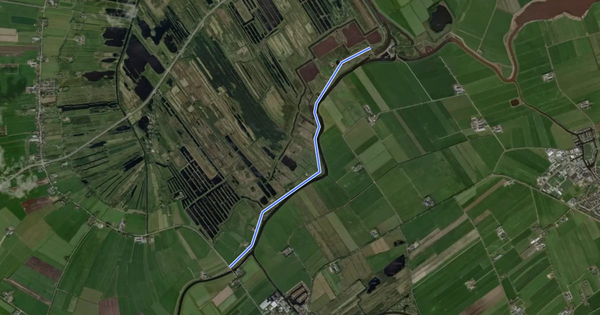 Маршрут A25-11 на спутниковом снимке