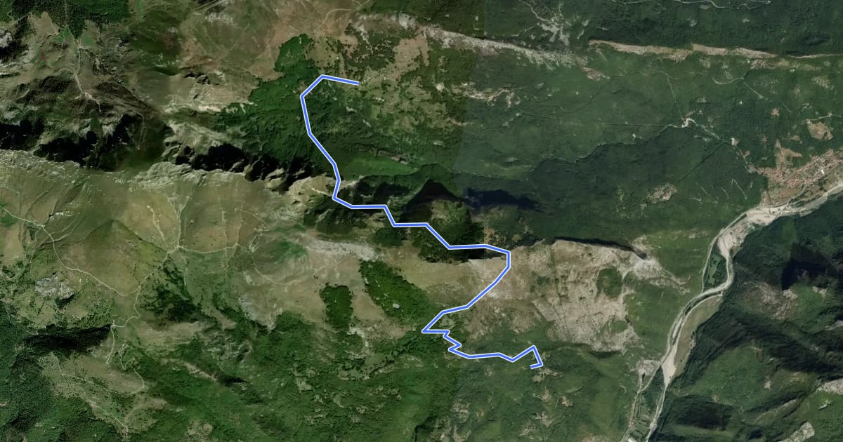 Маршрут A27 на спутниковом снимке