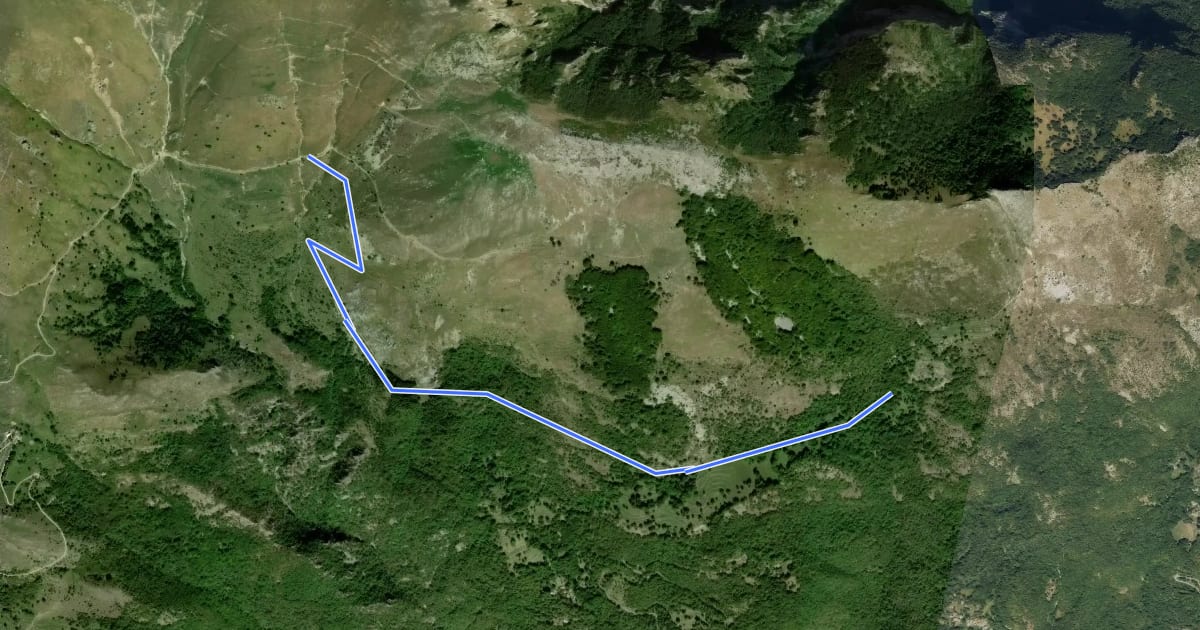 Маршрут A28 на спутниковом снимке