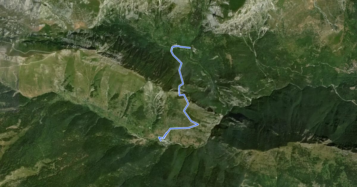 Маршрут A29 на спутниковом снимке