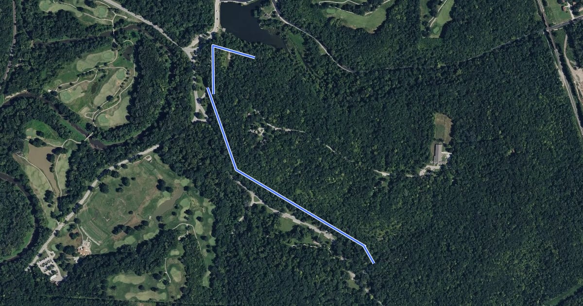 Маршрут A2B - Oldhamn Spur на спутниковом снимке