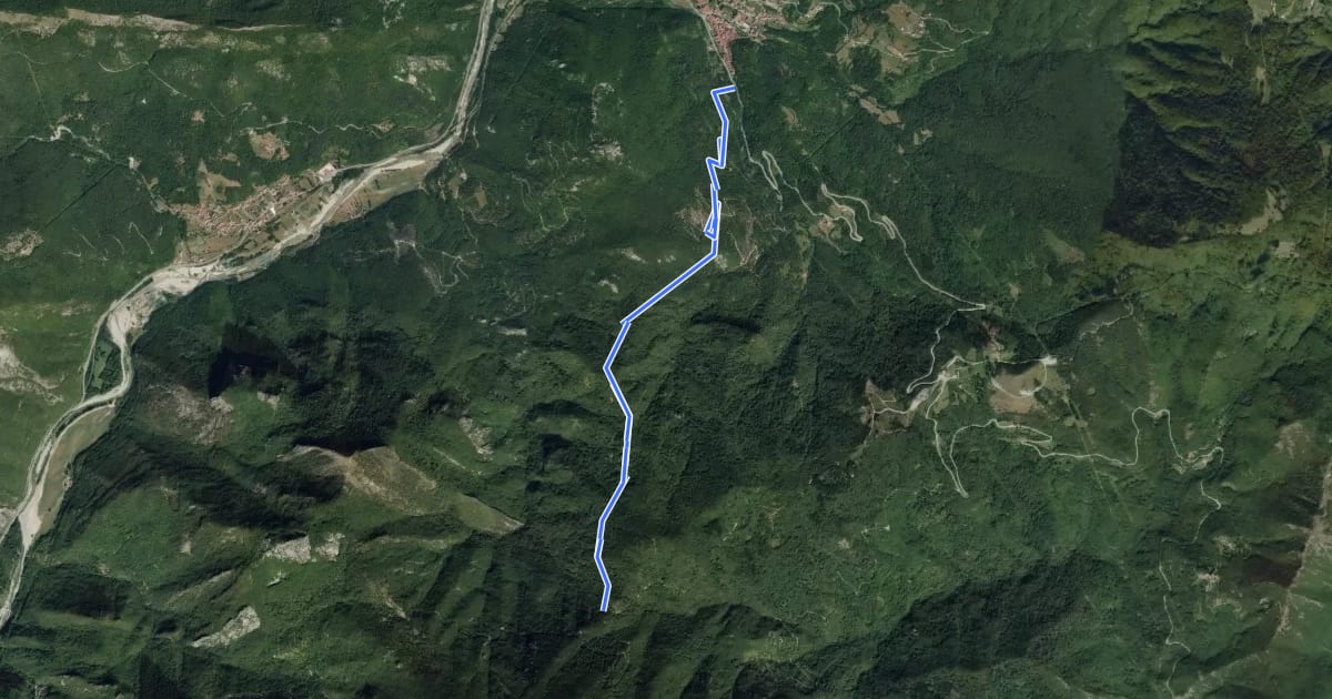Маршрут A36 на спутниковом снимке