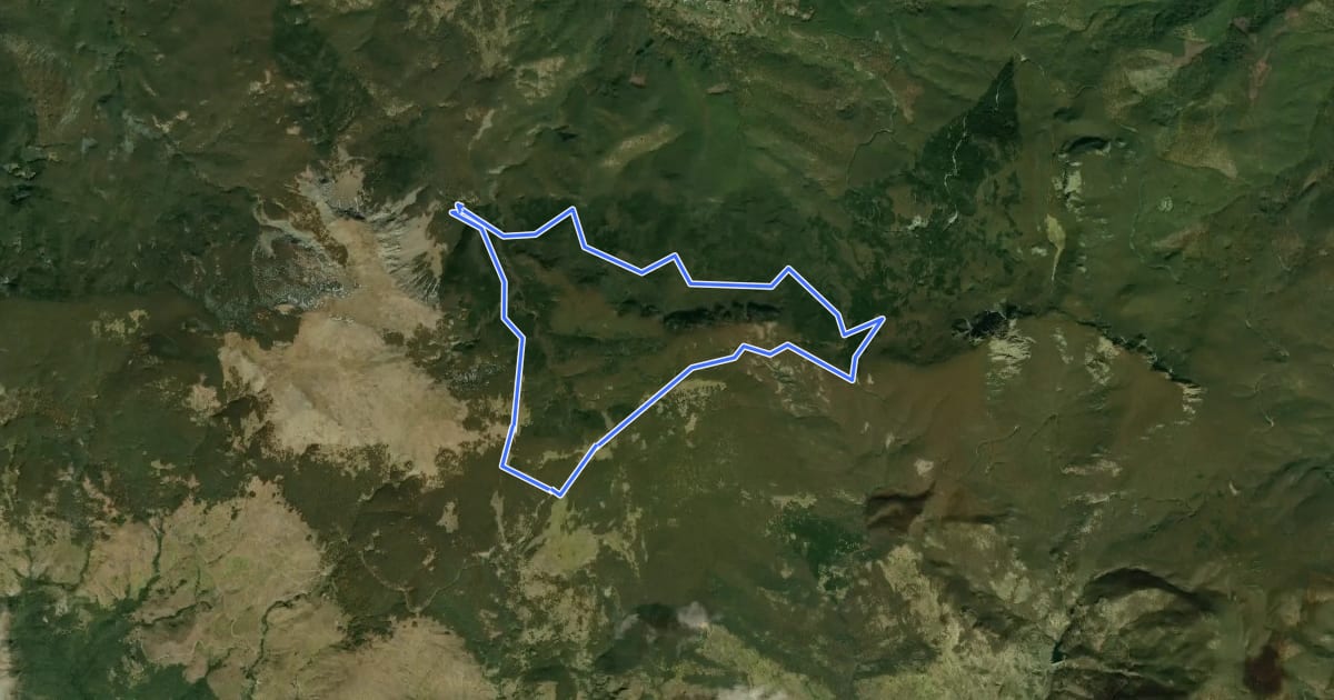 Маршрут A4 - Anello di Prato Mollo на спутниковом снимке