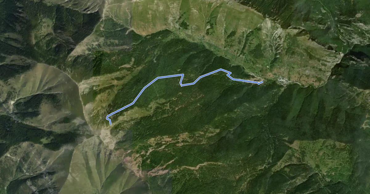 Маршрут A41 на спутниковом снимке