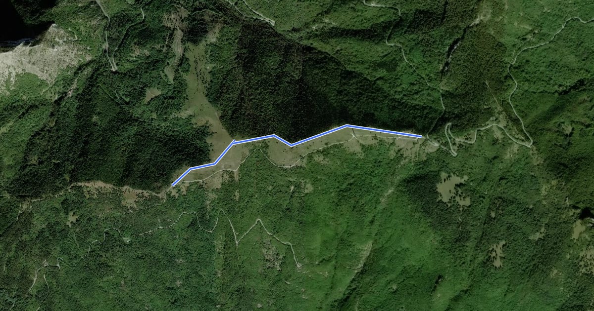 Маршрут A48A на спутниковом снимке