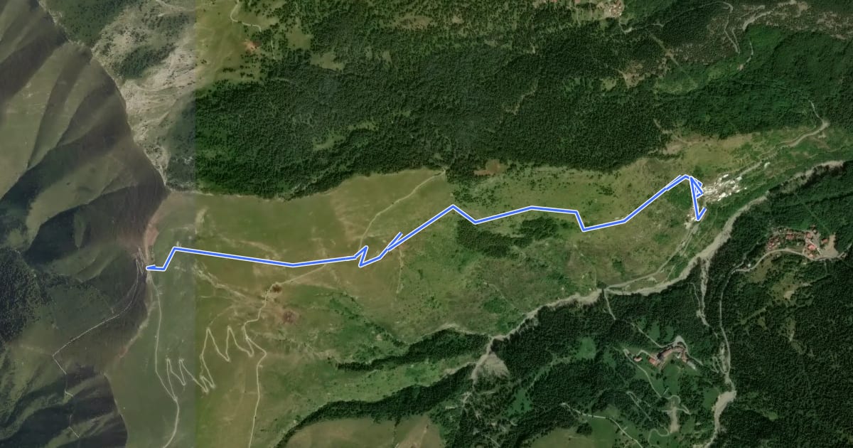 Маршрут A55 на спутниковом снимке