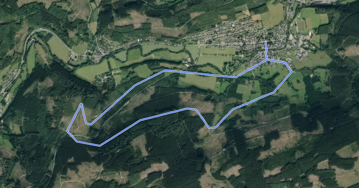 Маршрут [A6] Rennackenweg на спутниковом снимке
