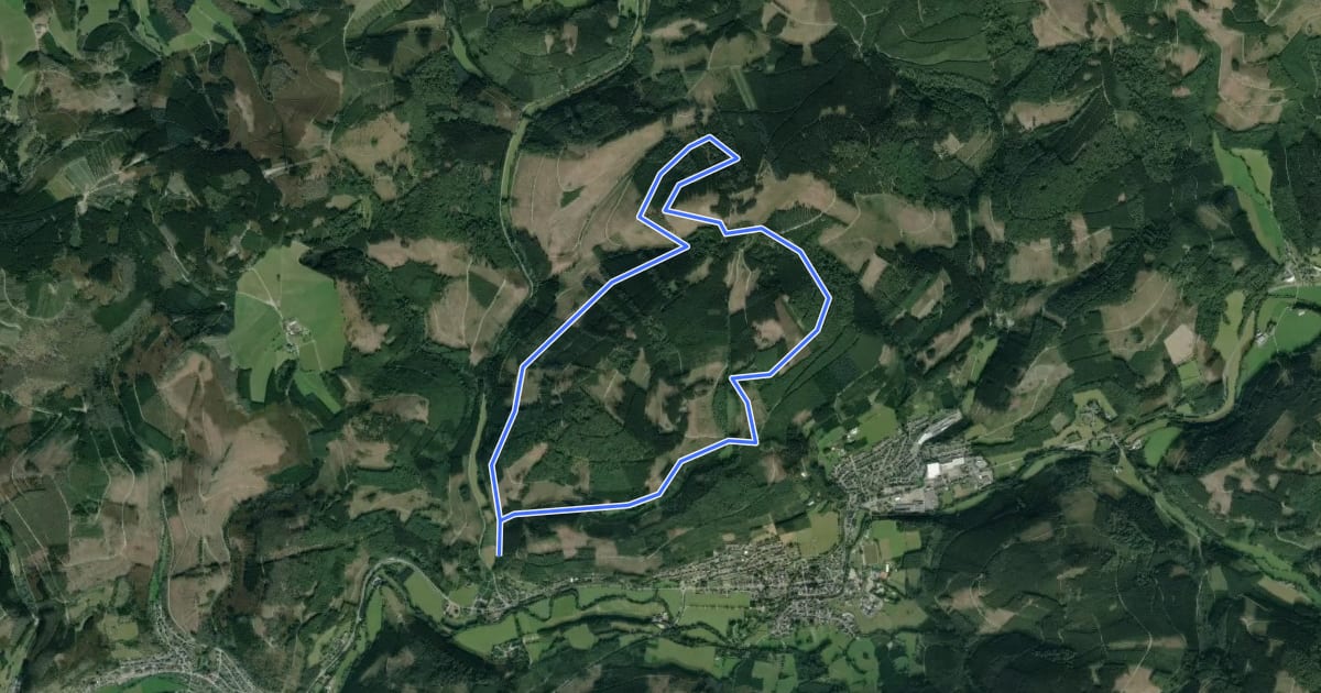 Маршрут [A7] Lehnbergweg на спутниковом снимке