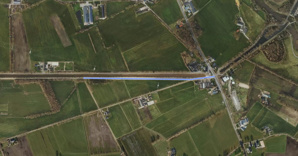 Маршрут A72-A86 на спутниковом снимке