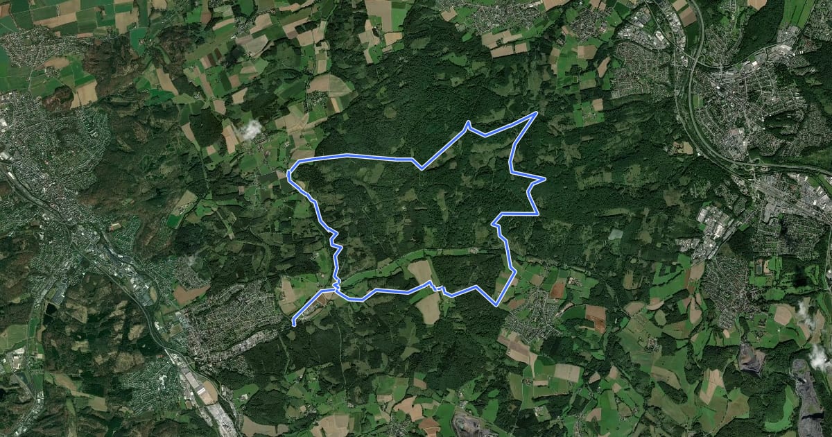 Маршрут [A8] im Stadtwald Neheim на спутниковом снимке