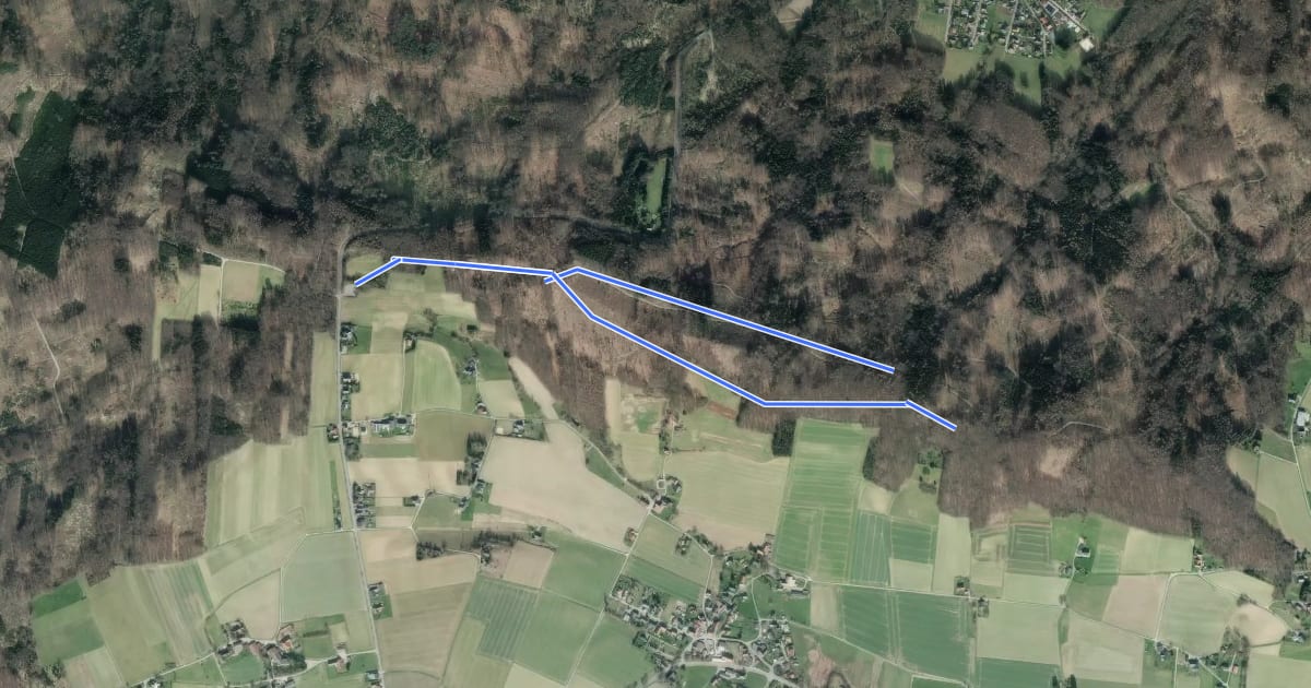 Маршрут A8 Preußisch Oldendorf на спутниковом снимке