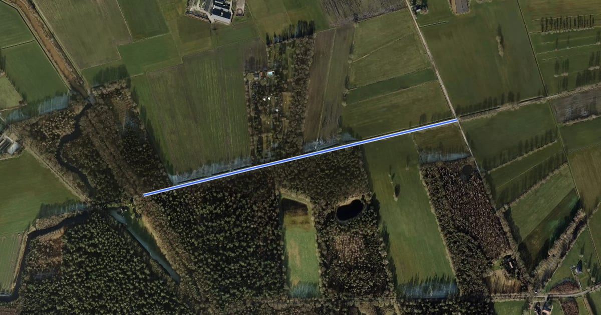 Маршрут A81-F21 на спутниковом снимке
