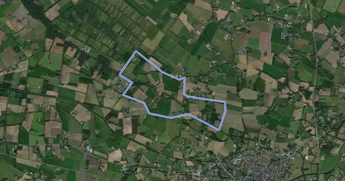 Маршрут Aaltense Goorroute на спутниковом снимке
