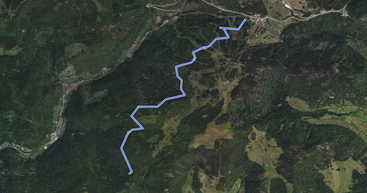 Маршрут Abzweig Hebelweg - Bernauer Kreuz Weg на спутниковом снимке