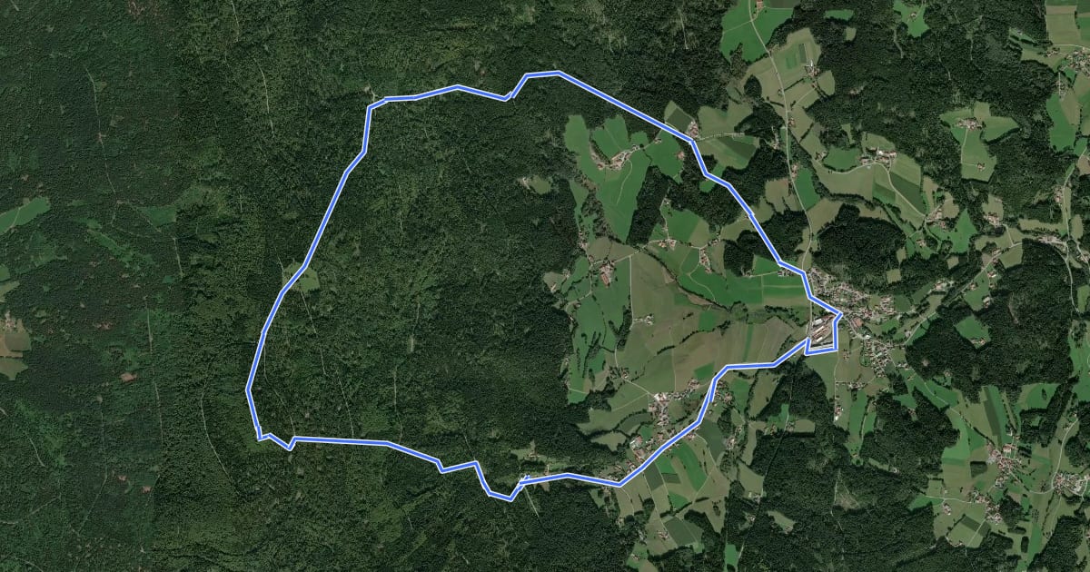 Маршрут Achslacher Rundweg Nr. 4 на спутниковом снимке
