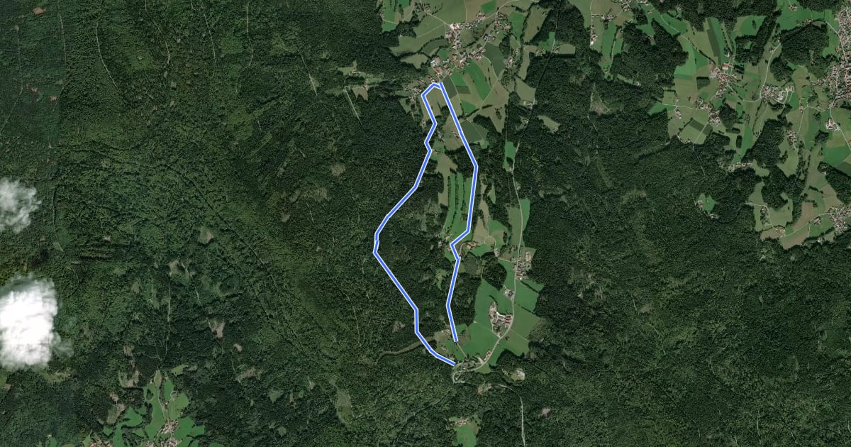 Маршрут Achslacher Rundweg Nr. 5 на спутниковом снимке
