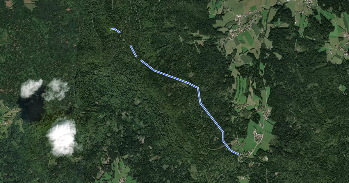 Маршрут Achslacher Zielweg Nr. 7 на спутниковом снимке
